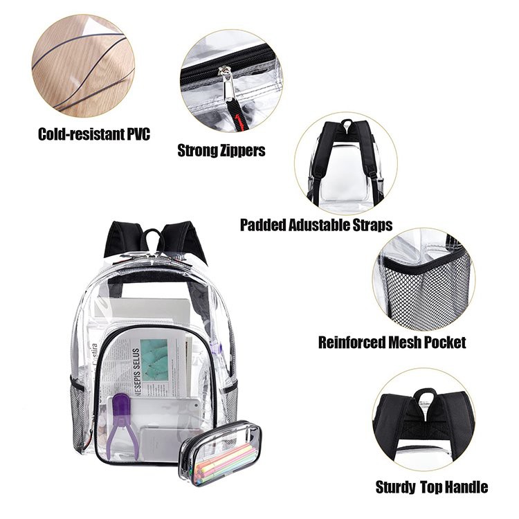 clear champion backpack clear champion backpack